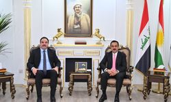 Türkmen Müsteşar Ağa ile Erbil Valisi Hoşnav görüştü