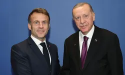 Erdoğan ile Macron görüştü