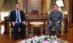 IKBY Başkanı Barzani ile Türkmen Müsteşar Ağa görüştü