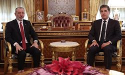 IKBY Başkanı Barzani ile Bakan Maruf görüştü
