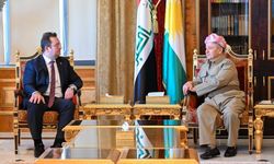 KDP lideri Barzani ile Başkonsolos Topçu görüştü