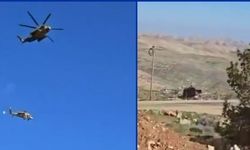 İsrail'e ait arızalı helikopter tahliyesi sırasında yere çakıldı