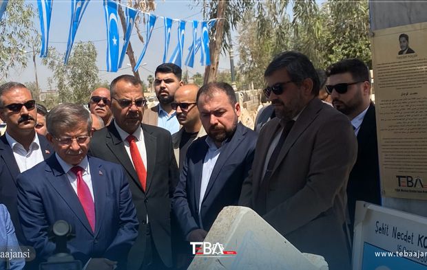 Eski Türkiye Başbakanı Davutoğlu’ndan Kerkük’te bir dizi ziyaret