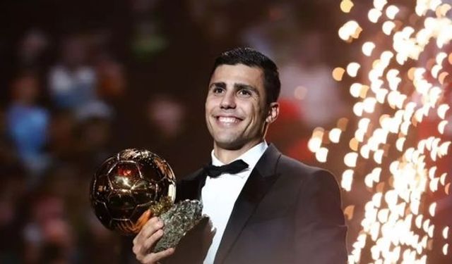 Ballon d'Or ödülünü, İspanyol futbolcu Rodri kazandı