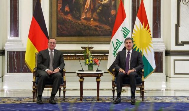 Barzani, Almanya Savunma Bakanı ile görüştü