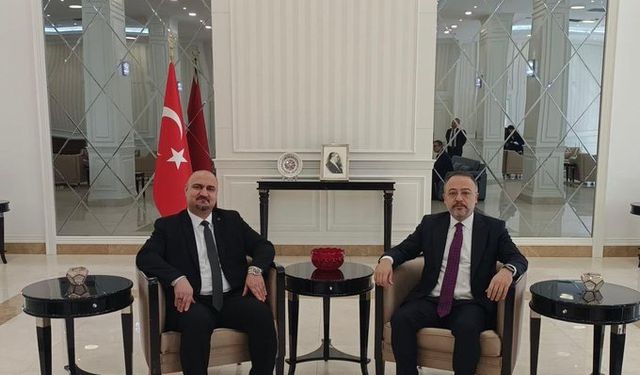Türkiye Dışişleri Bakan Yardımcısı Yılmaz ile Ağaoğlu görüştü