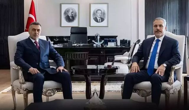 Hakan Fidan ile Basra Valisi Eydani görüştü