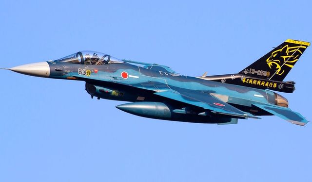 Japonya'da savaş uçağı okyanusa düştü