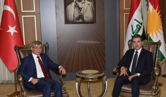 Davutoğlu, IKBY yetkilileri ile görüştü