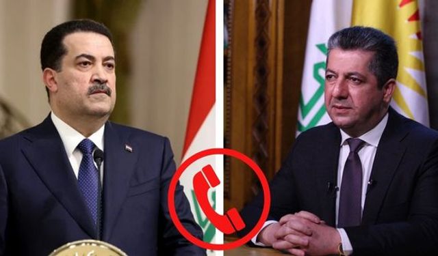 Sudani ile Barzani telefonda görüştü