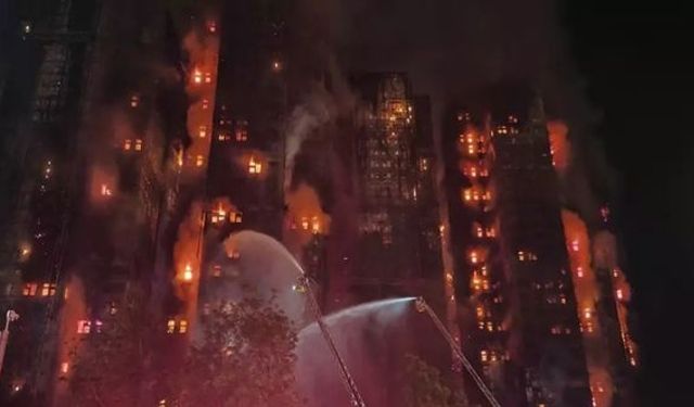 Hong Kong'da sitede çıkan yangında 75 kişi öldü