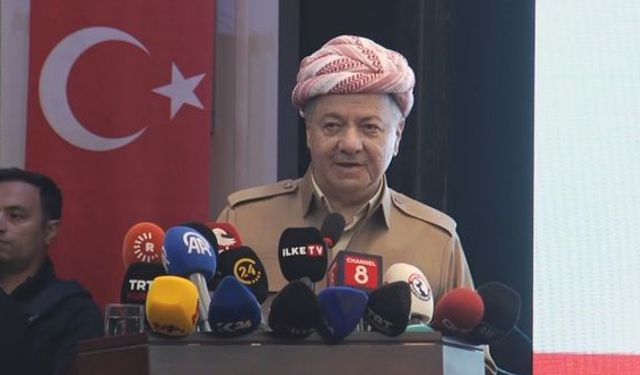 Mesud Barzani Şırnak’tan: “Cumhurbaşkanı Erdoğan’a teşekkür ederim”