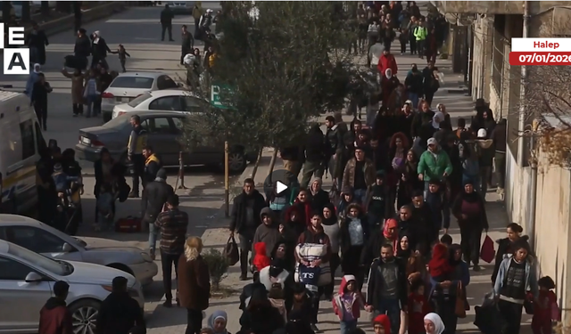 Halep’te çatışmalar nedeniyle binlerce sivil güvenli bölgelere geçiyor
