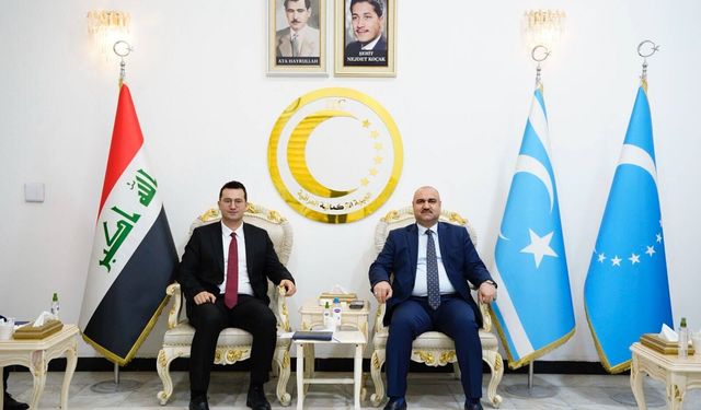 Ağa ile TİKA Bağdat Koordinatörü Mergen görüştü