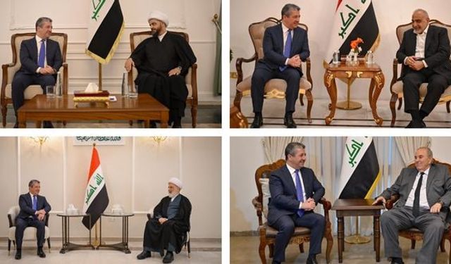 Barzani'den Bağdat'ta bir dizi ziyaret