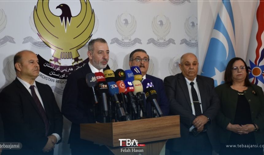 Bakan Maruf, “Son dönemlerde seçim yasası ile ilgili siyasi taraflar arasında çekişmeler var. Seçim yasasında da bazı taraflar kotaları hedef almaktadır. Federal Mahkemeye, seçim yasası ile ilgili şikayette bulunulmuş ve içerisinde kotalara değinilmiştir.” ifadesinde bulundu.

Federal Mahkemede seçim yasası ile ilgili konularda toplantıların ertelenme kararı alındığını kaydeden Maruf, &quot;Türkmenler her zaman barıştan yana olmuştur. Türkmenler diyalog yoluyla haklarını her zaman talep etmiştir. Bu kapsamdaki talebimiz de Türkmenler ve kotaların siyasi çekişmelerden uzaklaştırılmasıdır.” açıklamasında bulundu.