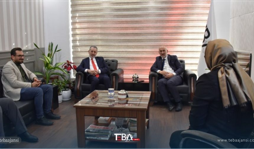 Türk İşbirliği ve Koordinasyon Ajansı (TİKA) Bağdat Koordinatörü Oğuzhan Dinler, Oluşumlardan Sorumlu Bölge Bakanı Aydın Maruf ile Erbil’deki temasları kapsamında TEBA Medya Grubuna ziyaret gerçekleştirdi.
