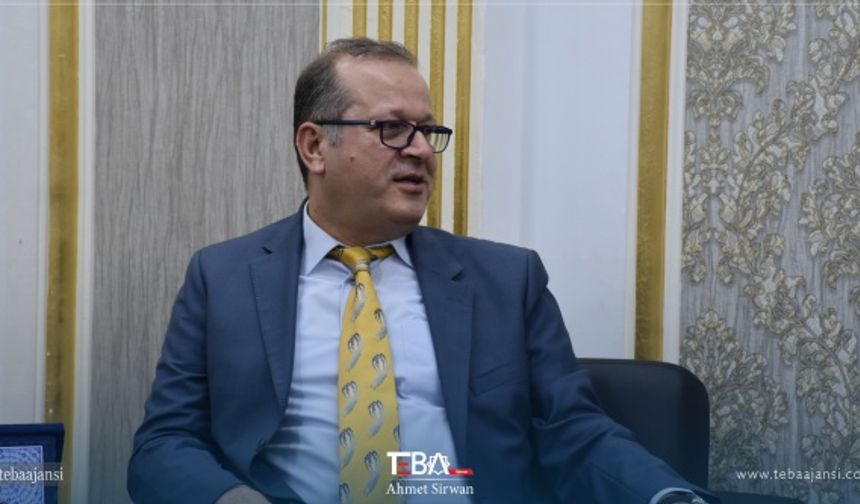 Karaşahin, ITC Siyasi Büro Üyesi Aydın Maruf tarafından karşılandı.