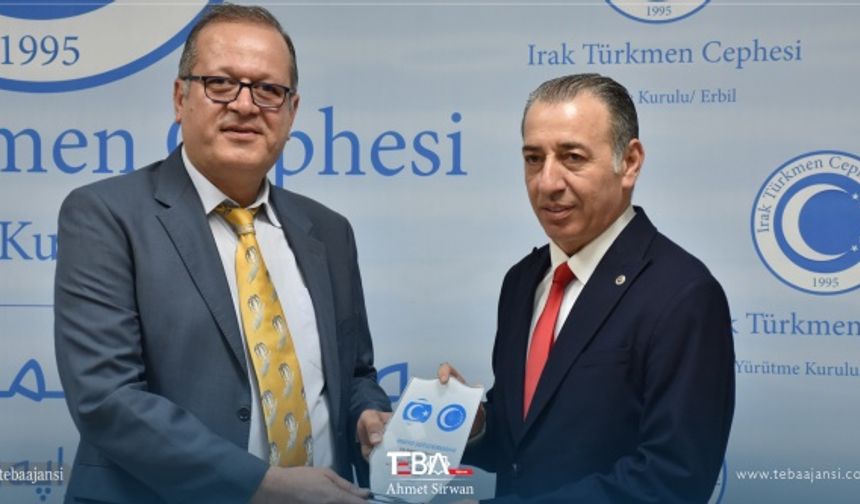 Maruf, görev süresi boyunca gösterdiği emek ve çalışmalardan dolayı Karaşahin’e teşekkür plaketi sundu.