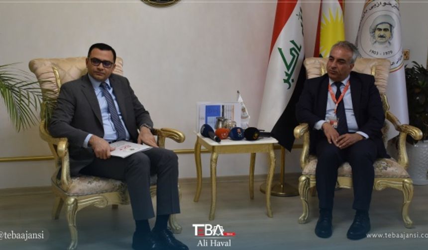 Türkiye&#039;nin Erbil Başkonsolosu Mevlüt Yakut, Kahramanmaraş merkezli 11 ili etkileyen depremlerden etkilenenlere sağladığı destek için Barzani Yardım Vakfına teşekkür ziyaretinde bulundu.