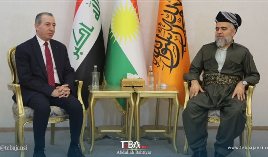 Irak Türkmen Cephesi (ITC) Erbil Siyasi Büro Üyesi ve Oluşumlardan Sorumlu Bölge Bakanı Aydın Maruf ve beraberindeki heyet, Erbil’de Kürdistan Adalet Topluluğu’na (Komel) ziyaret gerçekleştirdi.