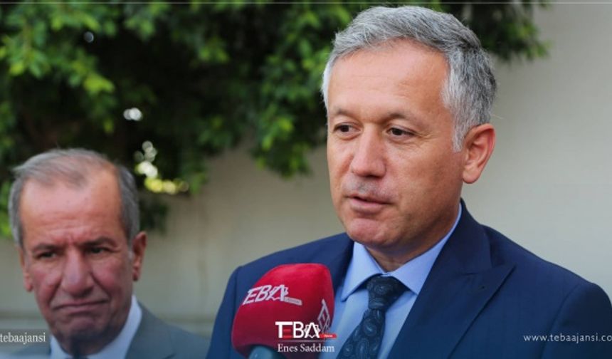 Türkiye'nin Erbil Başkonsolosu Hakan Karaçay da bayramlaşmak törenine katıldı.