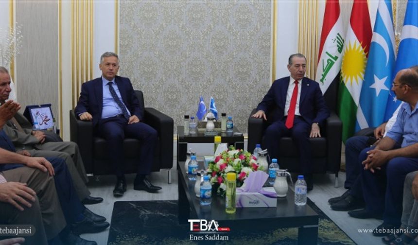 IKBY Oluşumlardan Sorumlu Bölge Bakanı ve ITC Siyasi Büro Üyesi Aydın Maruf, bayramlaşmak için gelen misafirleri karşıladı.