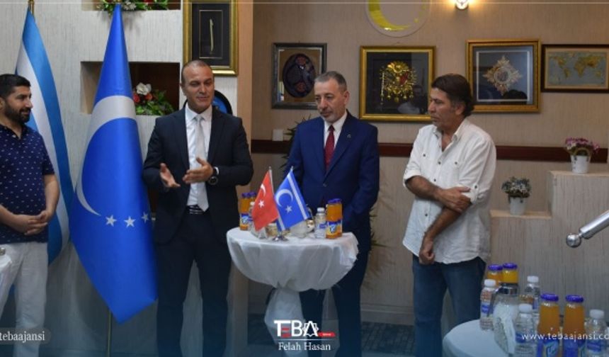 ITC Siyasi Büro Üyesi Aydın Maruf, görev süresi boyunca vermiş olduğu hizmetlerden dolayı Aslan’a teşekkür etti.
