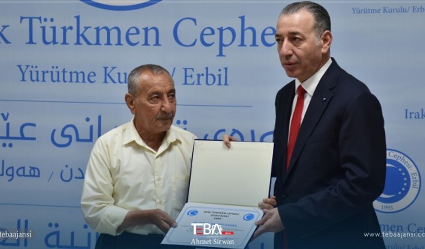 ITC Erbil Siyasi Bürosunda şehit yakınları ile görüşen Bakan Maruf, şehit ailelerinin Türkmenler için önemli birer sembol olduğunu ve kendileri için çok değerli olduklarını dile getirdi.