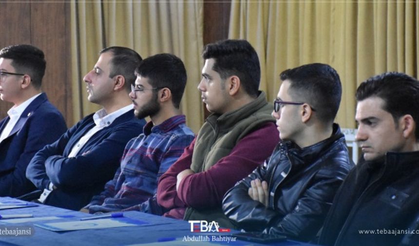 TÖGB Erbil Kolu Sorumlusu Muhammed Mehdi, gençleri bilgilendirmek için “Gençlik Atölyesi”nin önümüzdeki günlerde de devam edeceğini belirterek gençleri desteklemeye devam edeceklerini kaydetti.