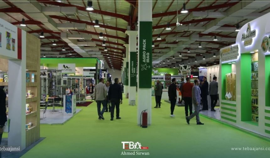 Erbil Uluslararası Fuar Salonunda &quot;Food Iraq&quot; adında gıda fuarı düzenlendi.