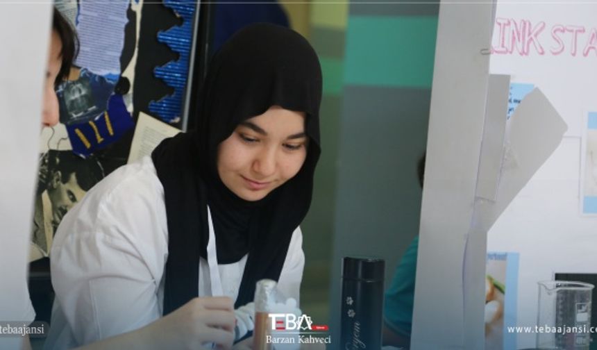 Fuarda, öğrencilerin farklı bilim dallarında yaptığı projeler sergilendi.