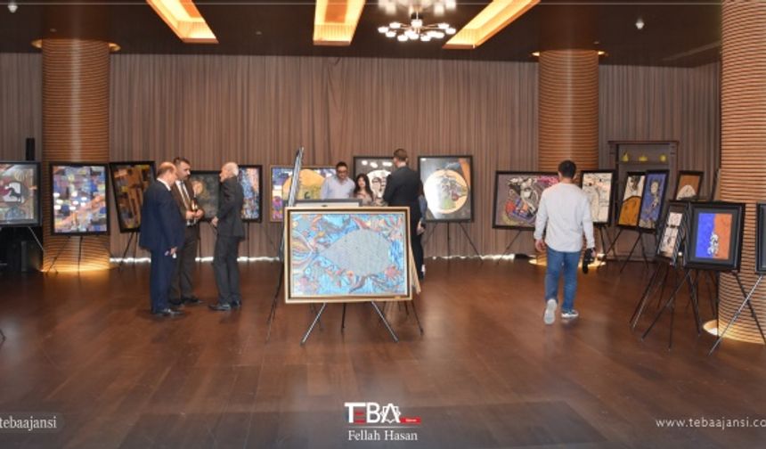 Erbil’de sanatçı Rauf Attar ve Aya Zeyin tarafından ortak resim sergisi düzenlendi.