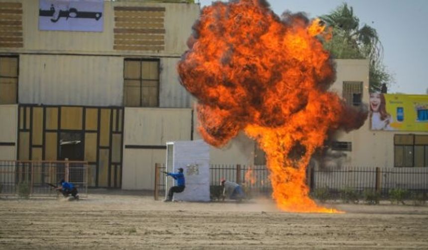 Irak&#039;ta Terörle Mücadele Servisi güçleri, başkent Bağdat&#039;ta tatbikat düzenledi.