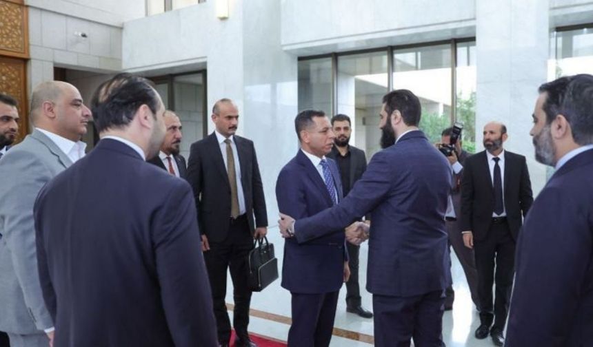 Irak'tan bir heyet Şam'a gitti