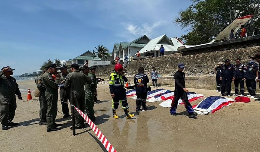 Polis uçağı denize düştü: Çok sayıda ölü var