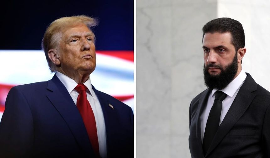 Trump ile Şara Riyad'da bir araya geldi