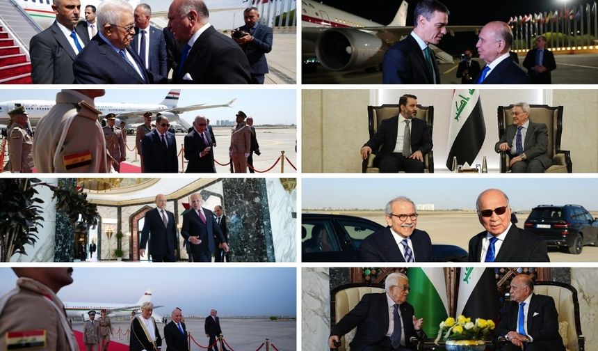 Liderler Arap Birliği Zirvesi’ne katılmak üzere Bağdat’ta
