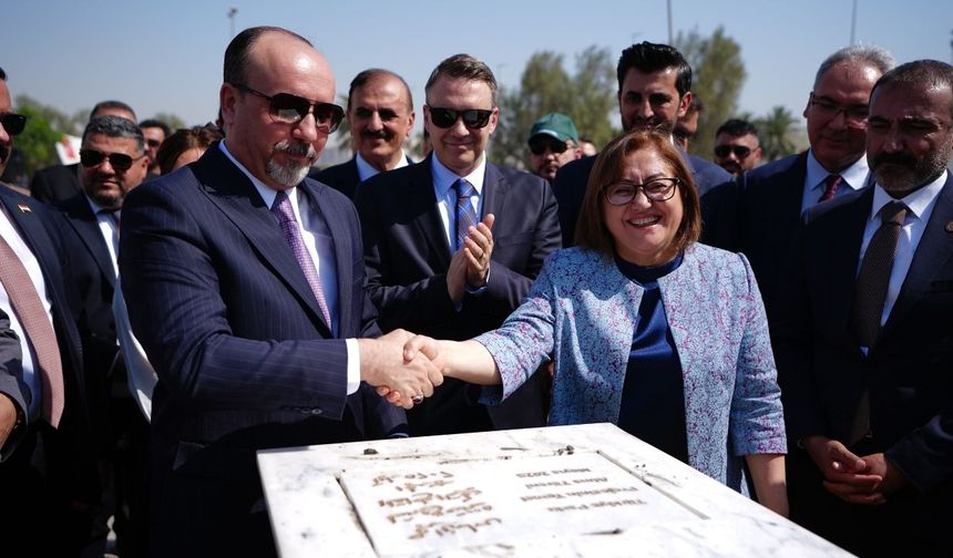 Gaziantep Büyükşehir Belediyesi, Bağdat'a 5 bin zeytin ve incir fidanı hediye etti