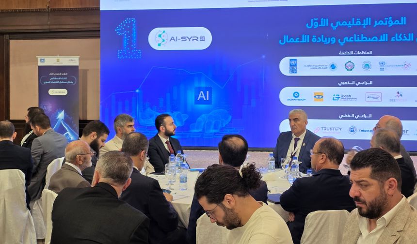 Suriye'nin başkenti Şam’da ilk yapay zeka konferansı başladı