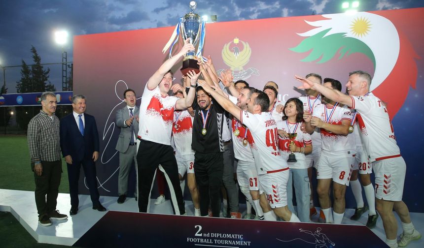 Türkiye, IKBY Diplomatik Futbol Turnuvasında şampiyon oldu