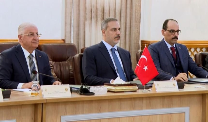 Fidan, Güler ve Kalın'la İran'a yönelik İsrail saldırısını görüştü