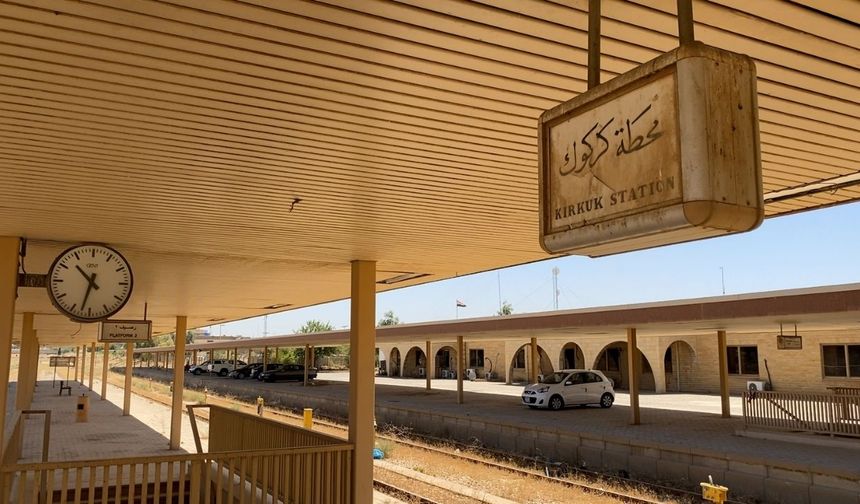 Kerkük’ün kalbi 2003’ten beri suskun: Tren istasyonu kaderine terk edildi