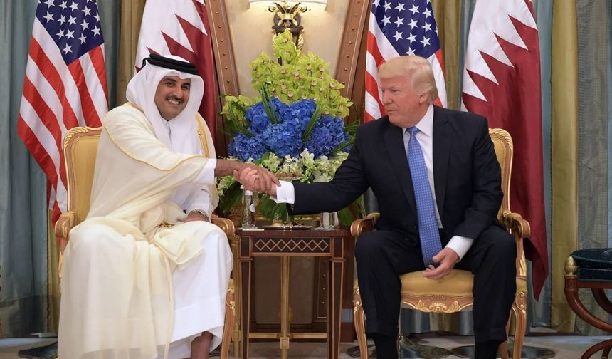Katar Emiri Al Sani, ABD Başkanı Trump ile İsrail-İran gerilimini görüştü