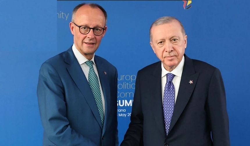 Erdoğan, Almanya Başbakanı Merz ile görüştü
