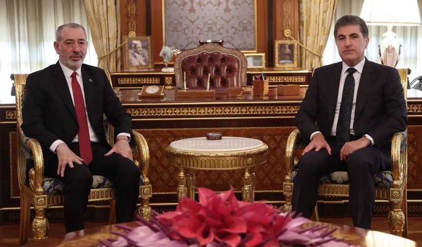 IKBY Başkanı Barzani ile Bakan Maruf görüştü
