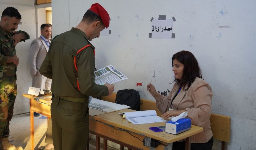 Erbil'de 2025 Irak Temsilciler Meclisi seçimleri için özel oylama süreci başladı