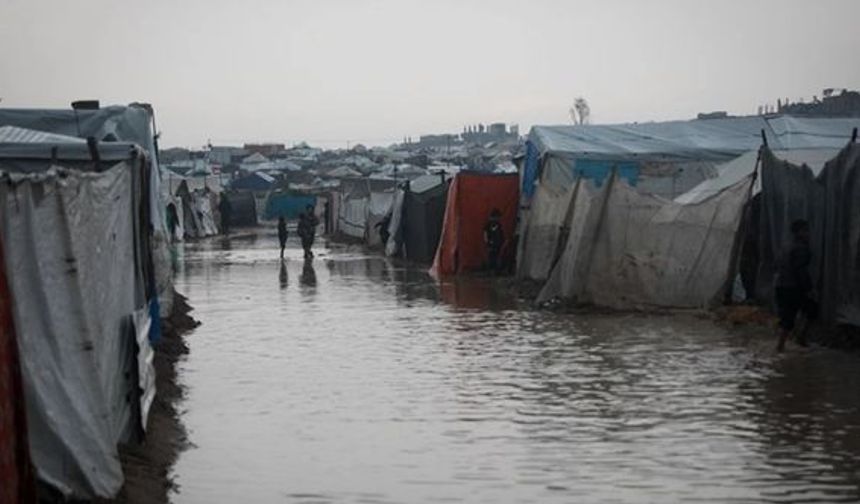 BM: Gazze'de erinden edilmiş yaklaşık 795 bin kişi sel riski altında