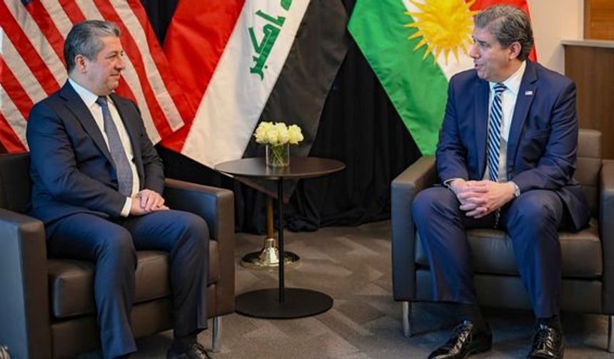 IKBY Başbakanı Barzani, ABD Dışişleri Bakan Yardımcısı ile bir araya geldi