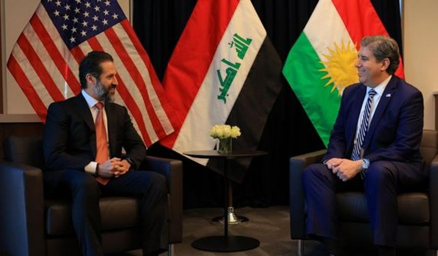 IKBY Başbakan Yardımcısı Talabani ile ABD Dışişleri Bakan Yardımcısı bir araya geldi